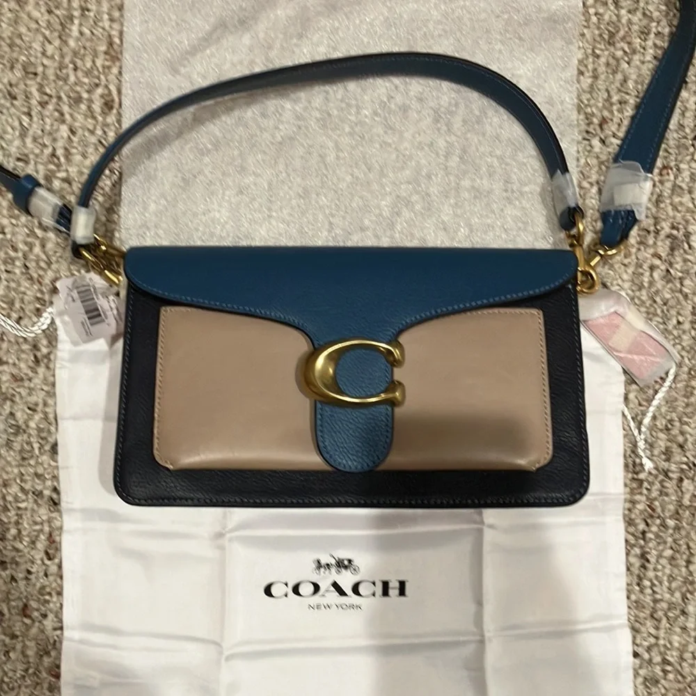 Coach Tabby Shoulder Bag 26 In Colorblock 76105 - Picture 6 of 13